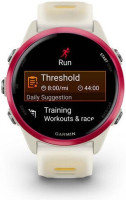 Умные часы Garmin Forerunner 570 42 мм (бежевый/розовый)