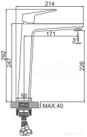 Смеситель Ledeme L1181