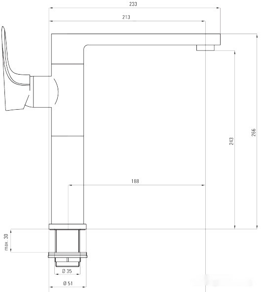 Смеситель Deante Gardenia BEG W630 (хром/белый)