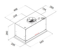 Вытяжка Ciarko Plato 60 GWH (белый)