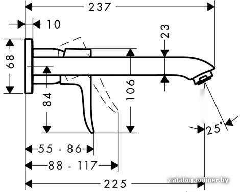 Смеситель Hansgrohe Metris 31086000