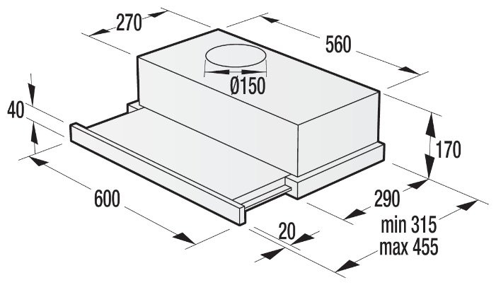 Вытяжка Gorenje BHP 62 CLI