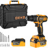 Ударная дрель-шуруповерт Deko DKCD20 Impact 063-4420 (с 2-мя АКБ, кейс) Ударная дрель-шуруповерт Deko DKCD20 Impact 063-4420 (с 2-мя АКБ, кейс)