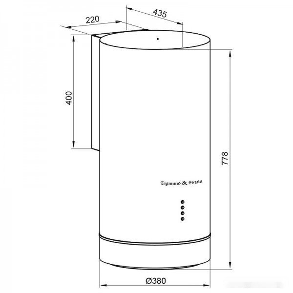 Вытяжка Zigmund & Shtain K 013.4 S