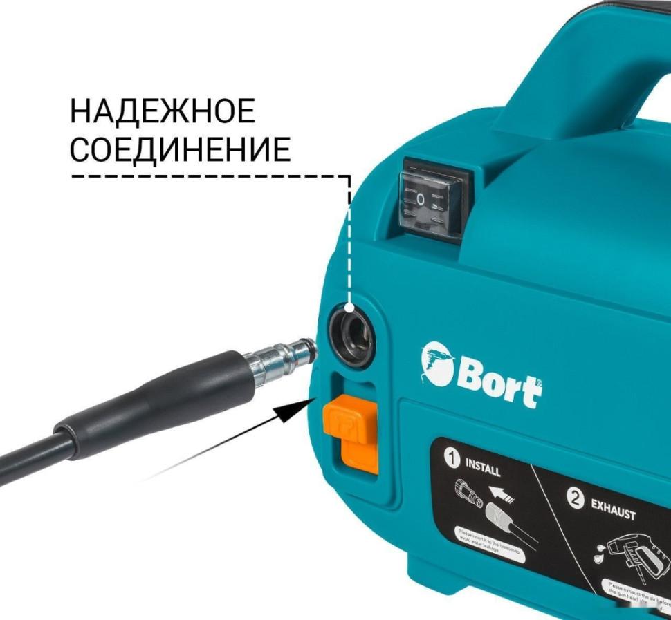Мойка высокого давления BORT BHR-1600-Compact