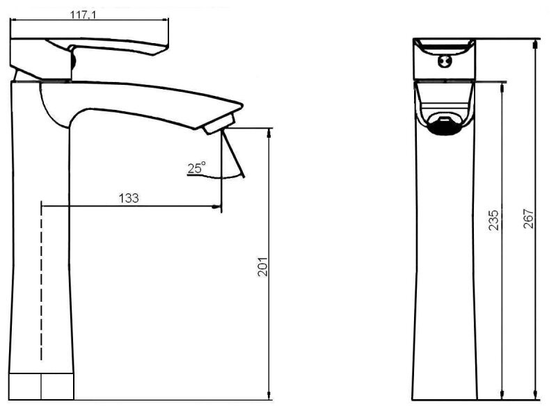 Смеситель Kaiser Aurora 67033