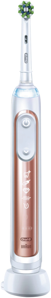 Электрическая зубная щетка Oral-B Genius X Cross Action D706.513.6 (розовое золото)