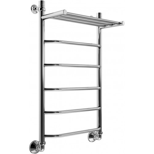 Водяной полотенцесушитель Маргроид Вид 6 с полкой 80x40