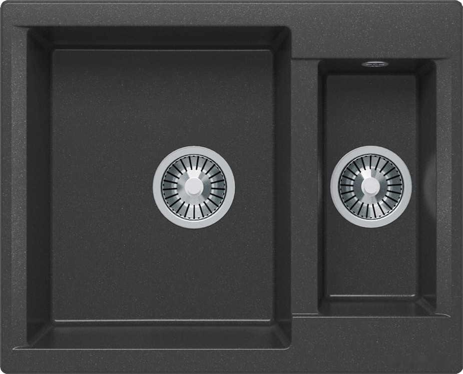 Кухонная мойка Polygran Brig-620 (черный 16)