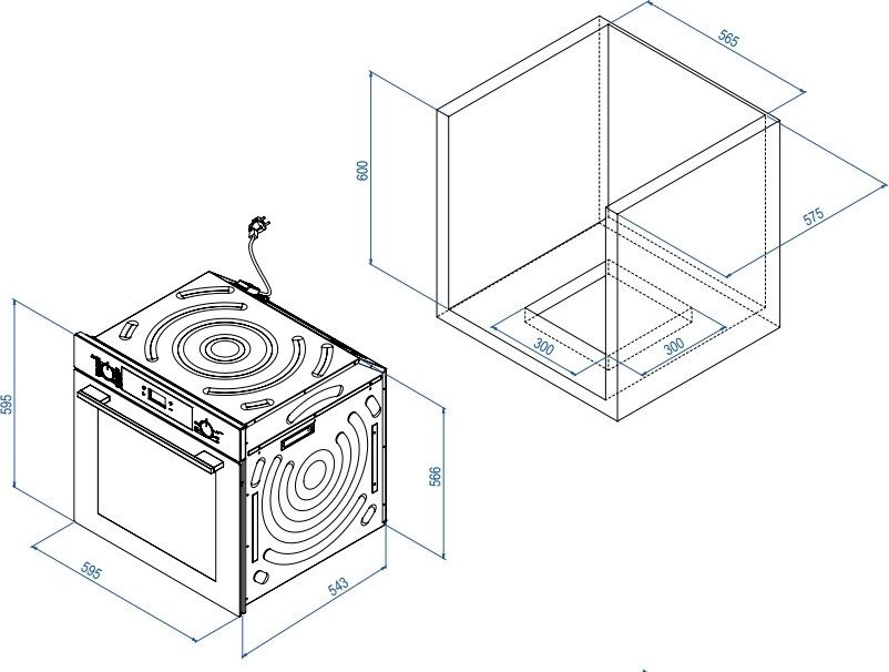 Духовой шкаф Weissgauff WGO 706 D Black Glass Духовой шкаф Weissgauff WGO 706 D Black Glass