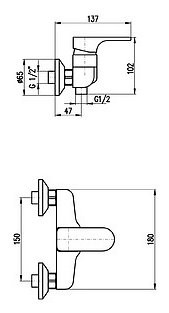 Смеситель Slezak RAV Yukon YU180.5CB Смеситель Slezak RAV Yukon YU180.5CB