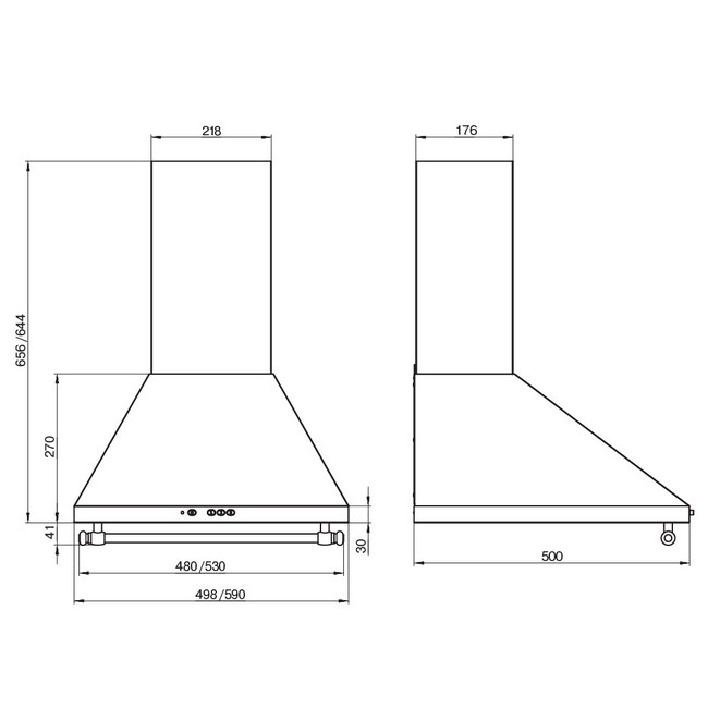 Вытяжка Elikor MR6634GR Вытяжка Elikor MR6634GR