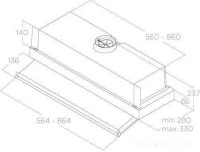 Вытяжка Elica Ciak 2.0 S GR/A/60 PRF0181902