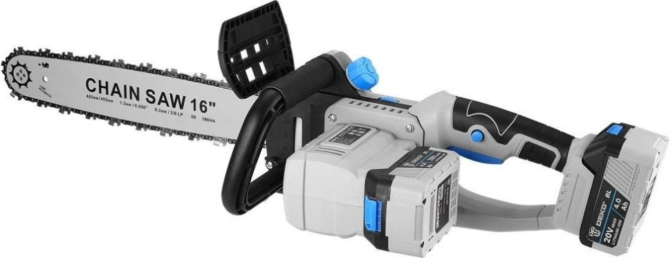 Аккумуляторная пила Deko DKCHS 40 PRO 083-2002 (с 2-мя АКБ) Аккумуляторная пила Deko DKCHS 40 PRO 083-2002 (с 2-мя АКБ)