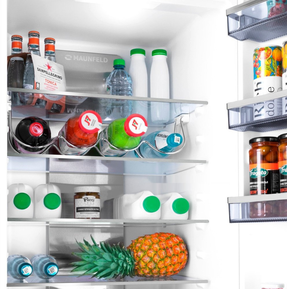 Холодильник Maunfeld MBF19354NFWGR Lux Холодильник Maunfeld MBF19354NFWGR Lux