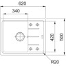 Кухонная мойка Franke BFG 611C бежевый