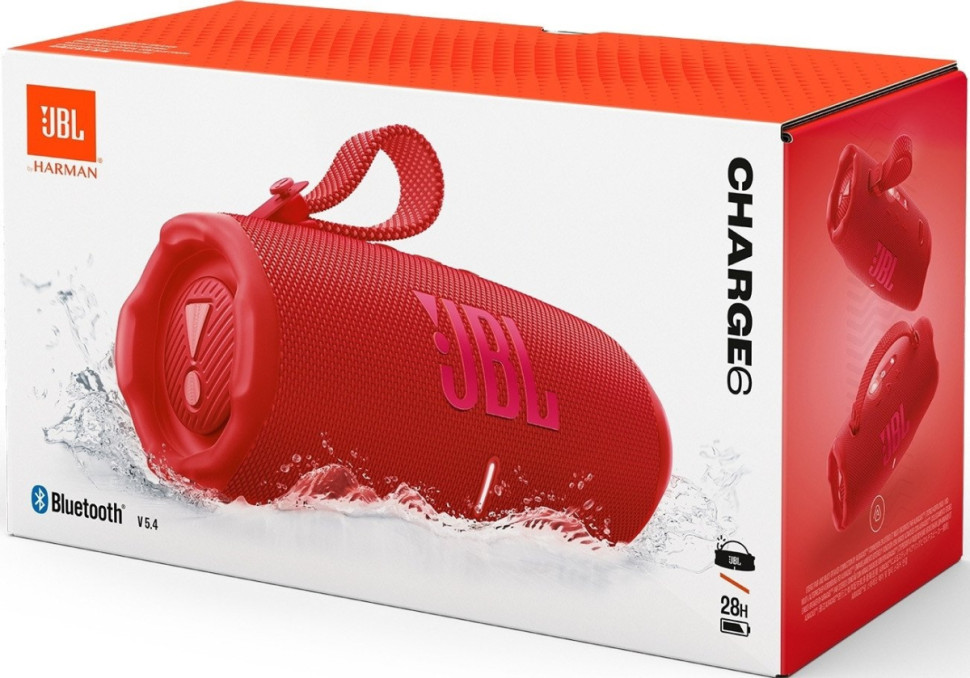 Портативная акустика JBL Charge 6 (красный) Портативная акустика JBL Charge 6 (красный)