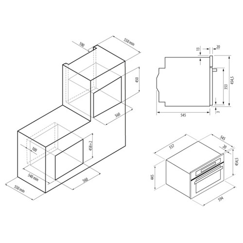 Духовой шкаф Krona DUETTO 60 IX Духовой шкаф Krona DUETTO 60 IX