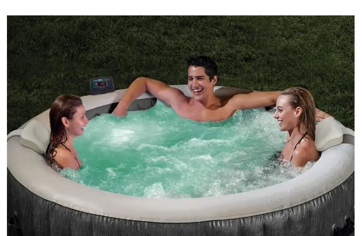 Бассейн INTEX Bubble Massage Deluxe 28440 (196x71) Бассейн INTEX Bubble Massage Deluxe 28440 (196x71)