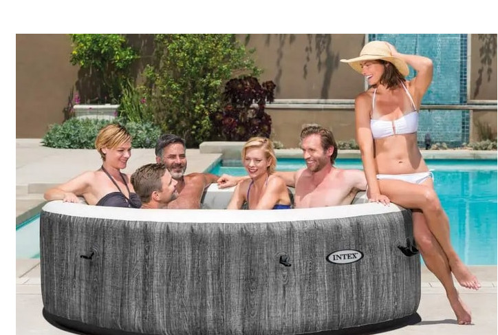 Бассейн INTEX Bubble Massage Deluxe 28440 (196x71) Бассейн INTEX Bubble Massage Deluxe 28440 (196x71)