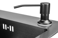 Кухонная мойка Saniteco 6045 Nano (с сифоном, дозатором и коландером)