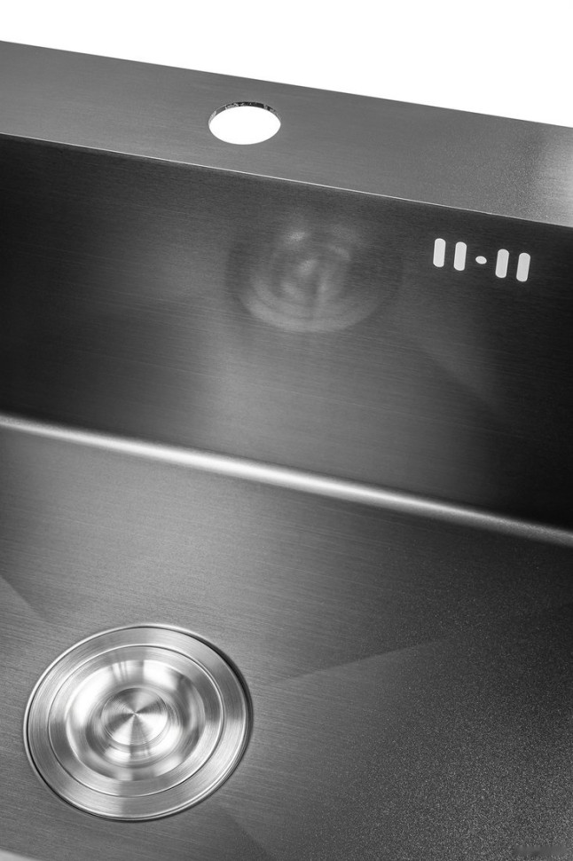 Кухонная мойка Saniteco 6045 Nano (с сифоном, дозатором и коландером) Кухонная мойка Saniteco 6045 Nano (с сифоном, дозатором и коландером)