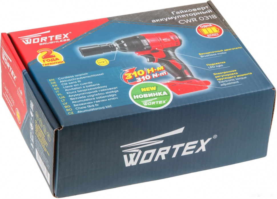 Ударный гайковерт Wortex CWR 0318 CWR031800029 (без АКБ) Ударный гайковерт Wortex CWR 0318 CWR031800029 (без АКБ)