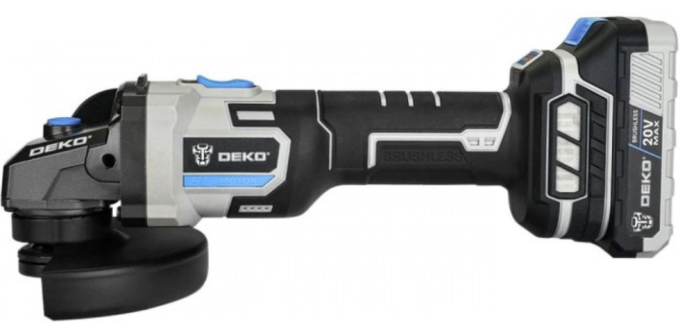 Угловая шлифмашина Deko DKAG20 Set (с 2-мя АКБ) Угловая шлифмашина Deko DKAG20 Set (с 2-мя АКБ)