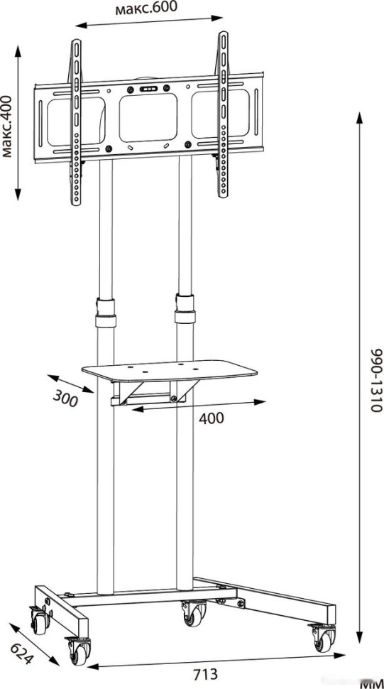 Кронштейн Cactus CS-ST04H Кронштейн Cactus CS-ST04H