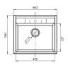 Кухонная мойка GranFest GF-Q-561 (песочный) Кухонная мойка GranFest GF-Q-561 (песочный)