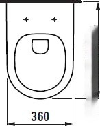 Унитаз Laufen Pack Pro Rimless 869966000000R Унитаз Laufen Pack Pro Rimless 869966000000R