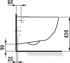 Унитаз Laufen Pack Pro Rimless 869966000000R Унитаз Laufen Pack Pro Rimless 869966000000R