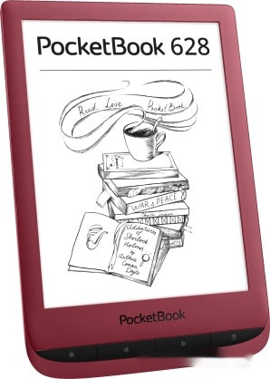 Электронная книга PocketBook 628 (красный) Электронная книга PocketBook 628 (красный)