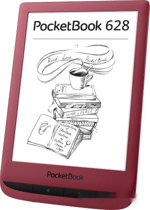 Электронная книга PocketBook 628 (красный) Электронная книга PocketBook 628 (красный)
