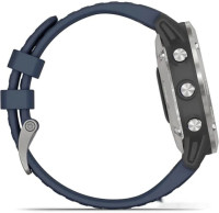 Умные часы Garmin Quatix 6 47 мм (серый/синий)