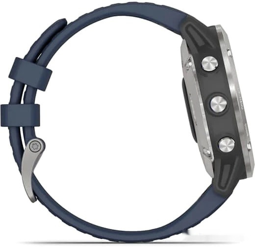 Умные часы Garmin Quatix 6 47 мм (серый/синий)