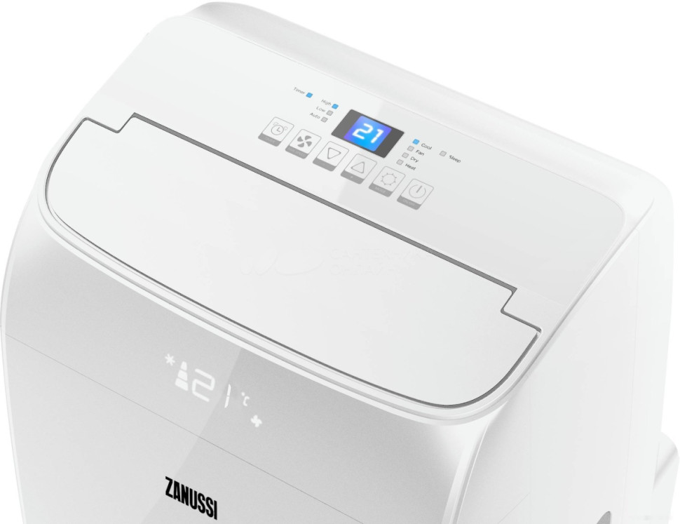 Мобильный кондиционер Zanussi Massimo Solar White ZACM-12 NY/N1 Мобильный кондиционер Zanussi Massimo Solar White ZACM-12 NY/N1