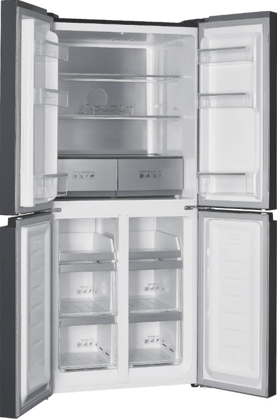 Холодильник с морозильником Korting KNFM 84799 X