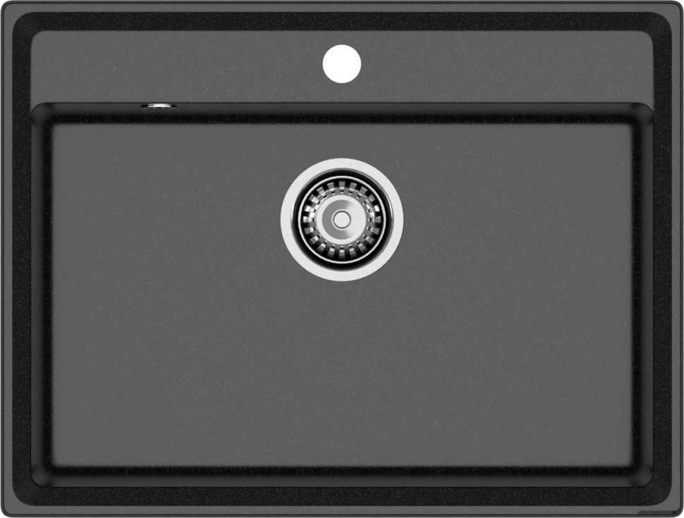 Кухонная мойка GranFest GF-LV-660 (черный)