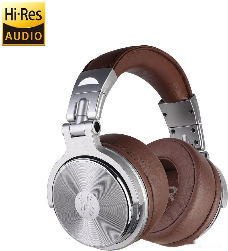 Наушники OneOdio Studio Pro 30 (серебристый/коричневый) Наушники OneOdio Studio Pro 30 (серебристый/коричневый)