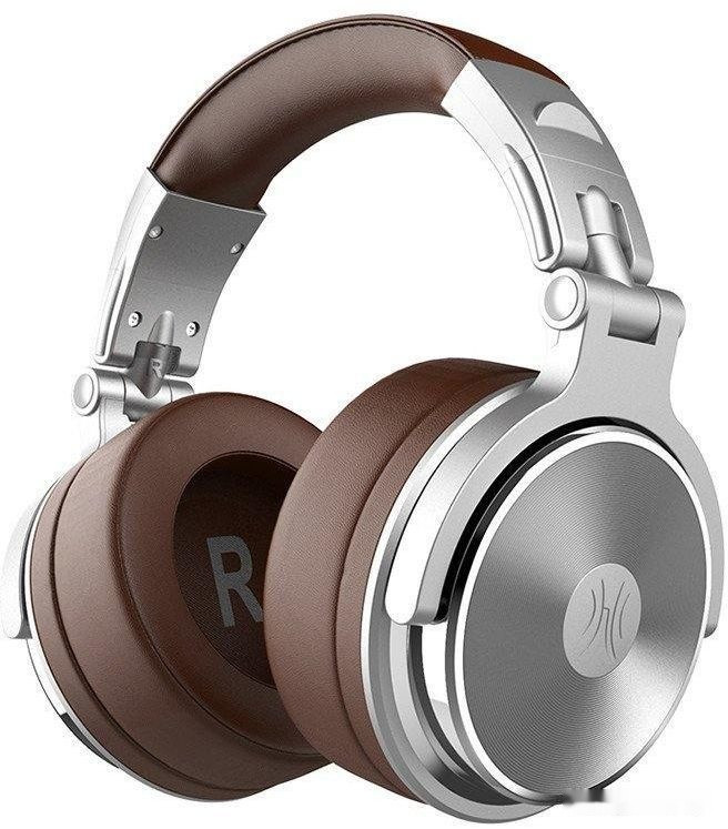 Наушники OneOdio Studio Pro 30 (серебристый/коричневый) Наушники OneOdio Studio Pro 30 (серебристый/коричневый)