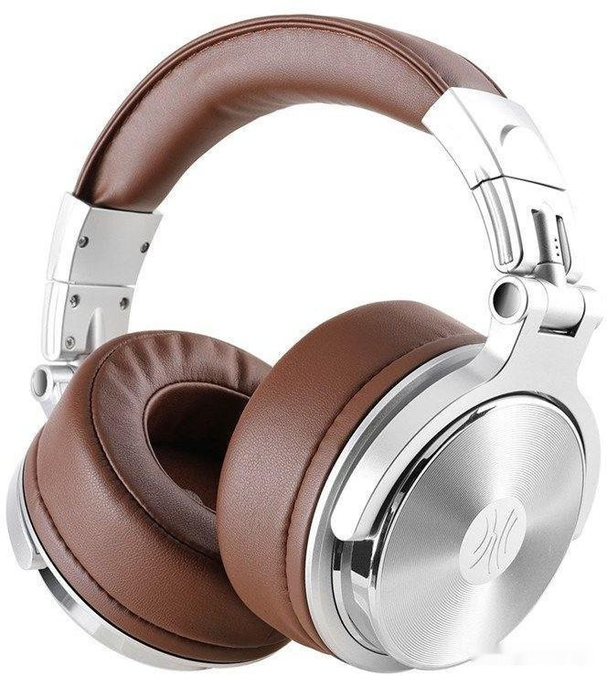 Наушники OneOdio Studio Pro 30 (серебристый/коричневый) Наушники OneOdio Studio Pro 30 (серебристый/коричневый)