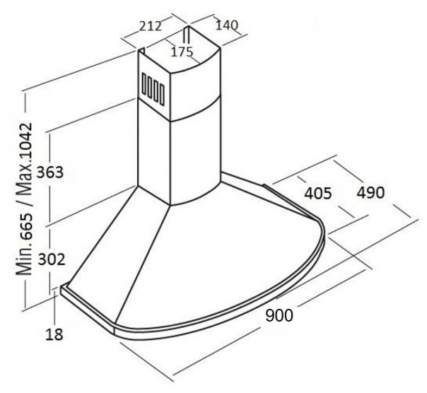 Вытяжка Kuppersberg BONA 90 B Bronze Вытяжка Kuppersberg BONA 90 B Bronze