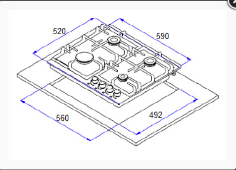 Варочная панель Weissgauff HGG 641 WGB