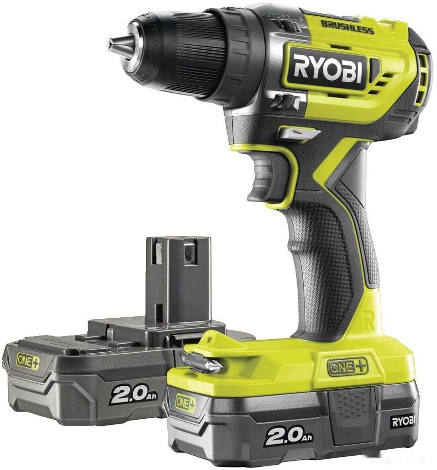 Дрель-шуруповерт Ryobi R18DD5-220S 5133003733 (с 2-мя АКБ, сумка) Дрель-шуруповерт Ryobi R18DD5-220S 5133003733 (с 2-мя АКБ, сумка)