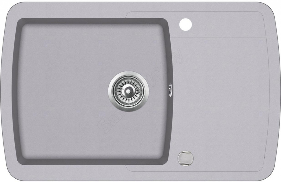 Кухонная мойка AquaSanita Lira SQL 101 202 AW alumetallic