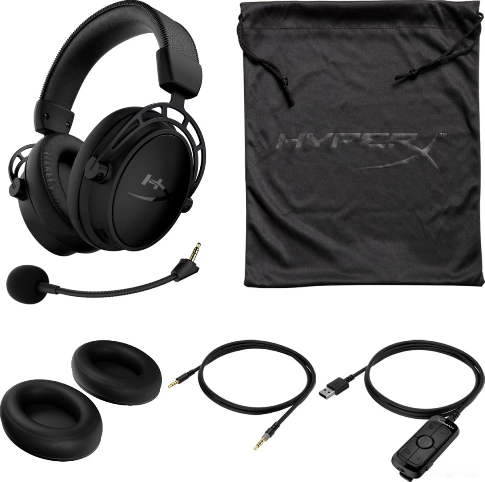 Наушники HyperX Cloud Alpha S (черный) Наушники HyperX Cloud Alpha S (черный)