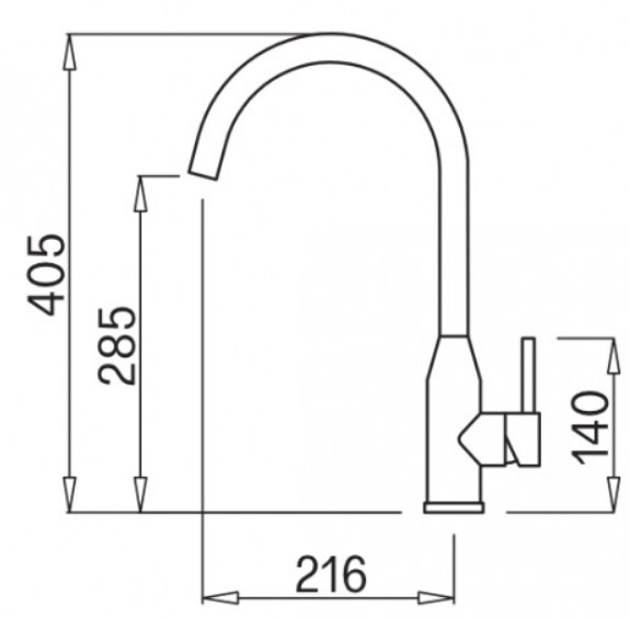 Смеситель Elleci Adige G40 Full Black Смеситель Elleci Adige G40 Full Black