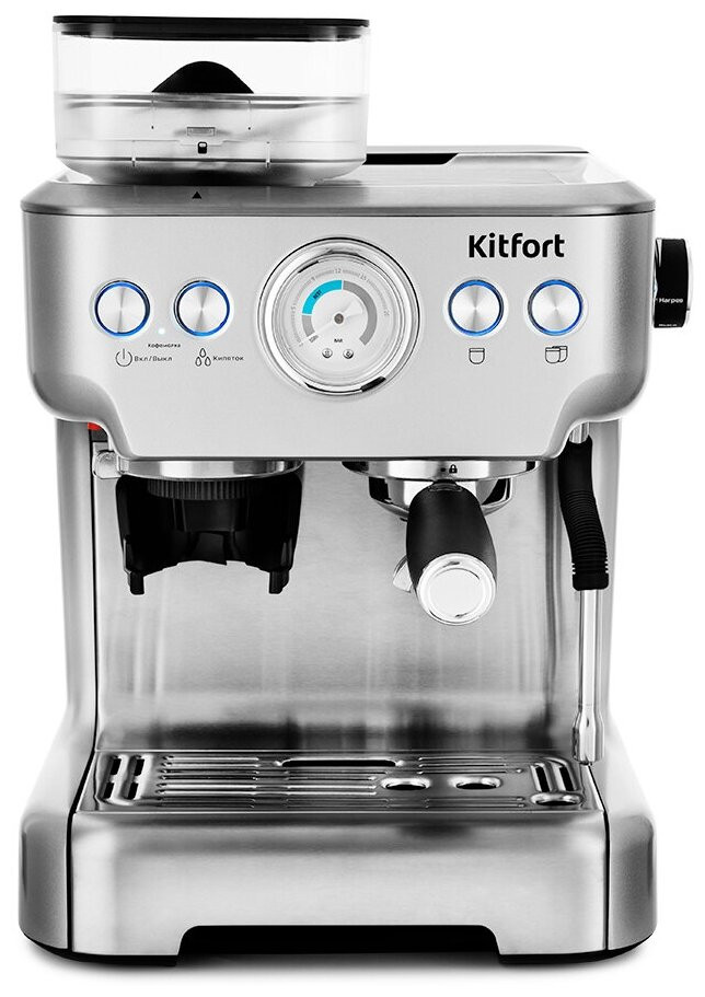 Кофеварка рожковая Kitfort KT-755 Кофеварка рожковая Kitfort KT-755