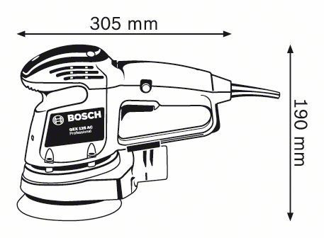Шлифовальная машина Bosch GEX 125 AC Professional